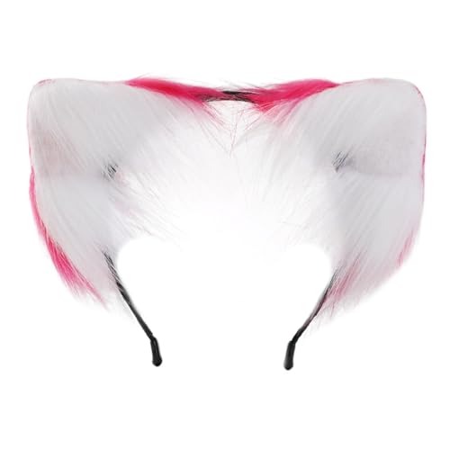 Ldabrye Stirnband Cosplay Füchse Ohr Stirnband Frau Studenten Karneval Anime Charakter Haarband Katzenohren Stirnbänder Plüsch Weihnachten Haarreifen Haarband Haarschmuck für Frauen Mädchen von Ldabrye