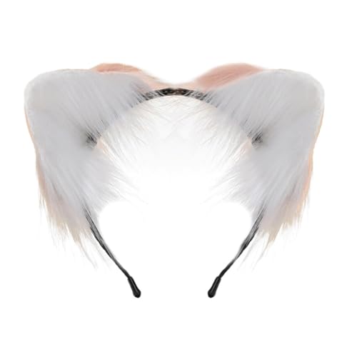 Ldabrye Stirnband Cosplay Füchse Ohr Stirnband Frau Studenten Karneval Anime Charakter Haarband Katzenohren Stirnbänder Plüsch Weihnachten Haarreifen Haarband Haarschmuck für Frauen Mädchen von Ldabrye