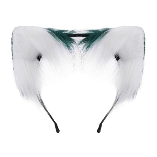 Ldabrye Stirnband Cosplay Füchse Ohr Stirnband Frau Studenten Karneval Anime Charakter Haarband Katzenohren Stirnbänder Plüsch Weihnachten Haarreifen Haarband Haarschmuck für Frauen Mädchen von Ldabrye