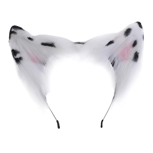 Ldabrye Stirnband Halloween Anime Charakter Stirnband Katze Ohr Form Haarreifen Plüsch Kopfschmuck Ostern Party Cosplay Kostüm Requisite Unisex Haarband Haarschmuck für Frauen Mädchen von Ldabrye