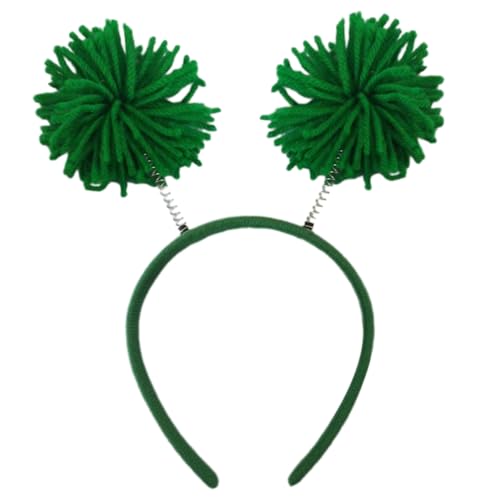 Ldabrye Stirnband Lovely Dopamin Look Stirnband Regenbogen Pompoms Form Haarreifen Plüsch Kopfschmuck Ostern Party Cosplay Kostüm Requisiten Unisex Haarband Haarschmuck für Frauen Mädchen von Ldabrye