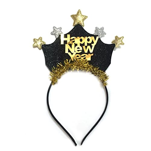 Ldabrye Stirnband Neujahr Pailletten Haarreifen Schöne Sterne Make-up Kopfschmuck Waschen Gesicht Stirnband Haarband Haarschmuck für Frauen Mädchen von Ldabrye