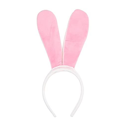 Ldabrye Stirnband Plüsch Haarreifen Flauschige Hasenohren Thema Party Performance Kopfschmuck Weihnachten Ostern Cosplay Kostüm Haarschmuck Haarband Haarschmuck für Frauen Mädchen von Ldabrye