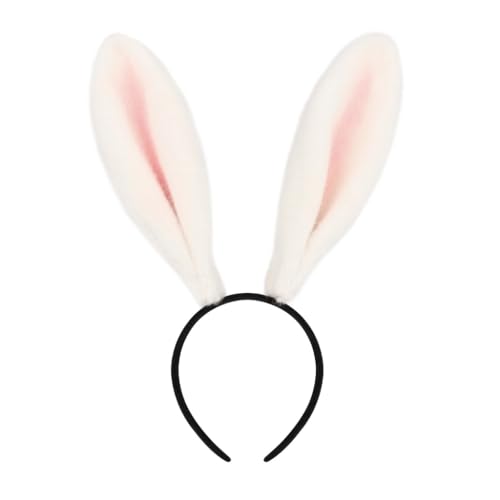 Ldabrye Stirnband SPA Waschen Gesicht Stirnband Häschen Ohr Form Haarreifen Plüsch Party Kopfschmuck Ostern Party Cosplay Kostüm Requisite Unisex Haarband Haarschmuck für Frauen Mädchen von Ldabrye
