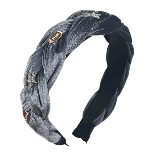 Ldabrye Stirnband Stern Make-up Haarbänder Mode Foto Requisiten Geflochtene Stirnbänder Party Kopfschmuck Haarband Haarschmuck für Frauen Mädchen von Ldabrye