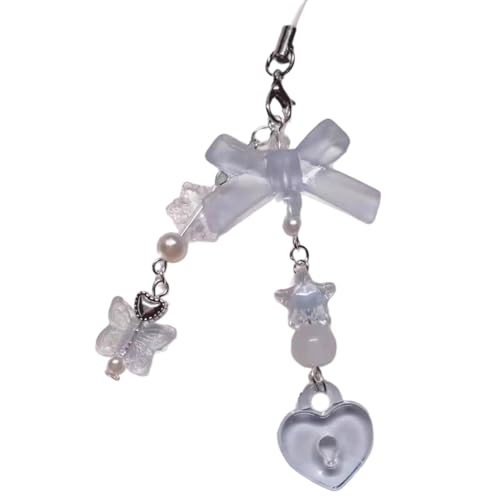 Ldabrye Süße Telefonkette Gurt Lanyard Bowknot Butterfly Anhänger Dekoration Mode Accessoires Bag Charm Dekoration Ldabrye Süße Telefonkette Gurt Lanyard Bowknot Butterfly Anhänger Dekoration Mode Accessoires Bag Charm Dekoration von Ldabrye