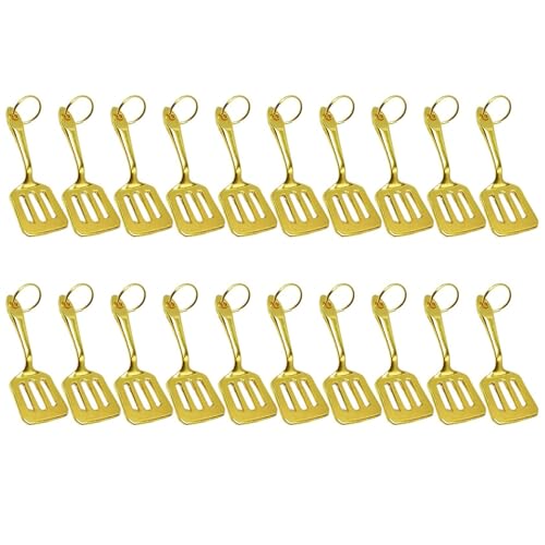 Trendy Goldschaufelschlüsselanhänger Kompakte Goldfarbe Schaufel Schlüsselkette Einfach Zu Tragen Für Trendsetter von Ldabrye