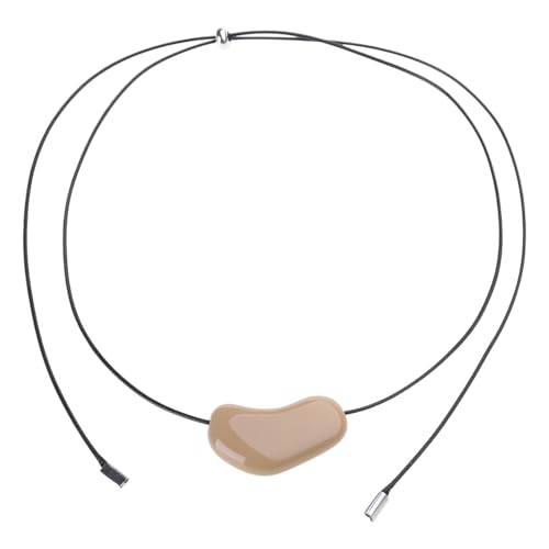 Ldabrye Trendy Small Heart Anhänger Halskette Robustes Harz Verstellbares Kettenschmuckzubehör Tragbar Für Weibliche Mode von Ldabrye
