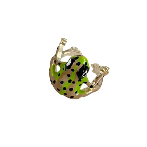 Ldabrye Verstellbare schöne Fröschringe für Frauen, Frösch-Ringe aus Legierung, einzigartiger offener Schmuck für Modeliebhaber, stilvolle Damen von Ldabrye