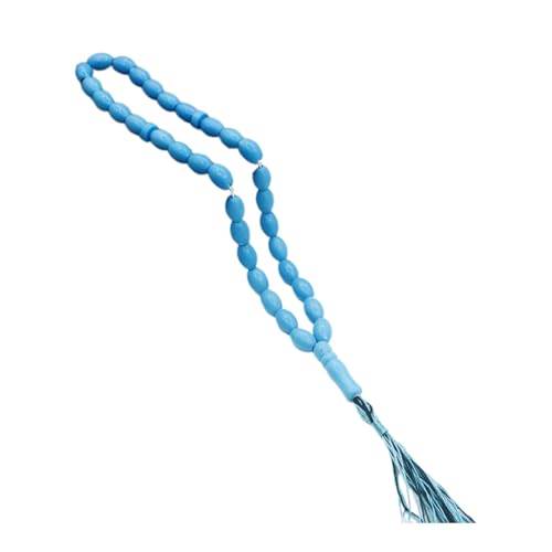 Ldabrye Vielseitige Ovale Muslime Gebet Perlenstränge Armband 33 Glatte Hautfreundliche Perlen Für Schmuckherstellung Und Heimdekoration Schmuckperlen Für Armbänder von Ldabrye