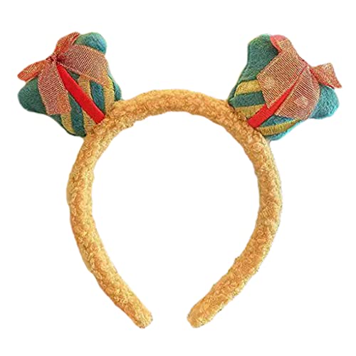 Ldabrye Weihnachts-Stirnbänder, Weihnachtsdekoration, Elch-Haarbänder, Weihnachtsmann-Stirnband, Schneemann-Stirnbänder, Weihnachtsfeier-Dekoration, Zubehör, Urlaub, Haarstyling-Requisiten, von Ldabrye