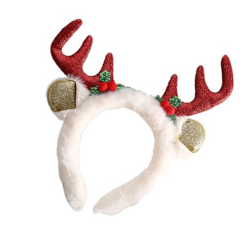 Ldabrye Weihnachts-Stirnbänder, Weihnachtsdekoration, Glitzer, Mistelzweig-Stirnband, Weihnachts-Kopfbedeckung, Weihnachtsfeier, Requisiten, Karaoke-Urlaub, Partys, Weihnachtsfeier, Stirnbänder für von Ldabrye