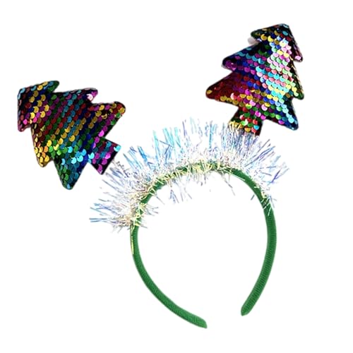 Ldabrye Weihnachts-Stirnbänder, Weihnachtsschmuck, Weihnachtsbaum-Stirnbänder, Festival-Partys, Kopfbedeckung, Damen-Weihnachtszubehör, Haarschmuck für Kinder, Damen, Herren von Ldabrye