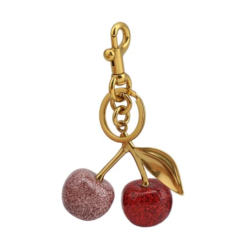 Leichte Kirschenschlüsselende Fruchtform Keychain Geldbeutel Charme Stylish Backpack Accessoire Für Trendige Frauen Und Teenager von Ldabrye
