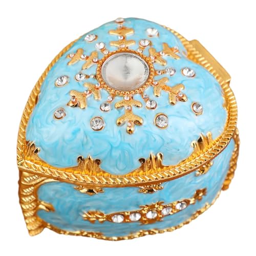 Luxuriöser Herzschmuck Für Frauen Elegante Ringe Box Mit Velvets Innenraum Zink Legierung Schmuck Lagerhülle von Ldabrye