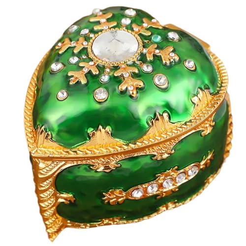 Luxuriöser Herzschmuck Für Frauen Elegante Ringe Box Mit Velvets Innenraum Zink Legierung Schmuck Lagerhülle von Ldabrye