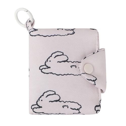 Modische Damen-Geldbörse und stilvolle kleine Aufbewahrungstasche, Kartenhalter, weiche Stofftaschen für Münzen und Kabel, a von Ldabrye