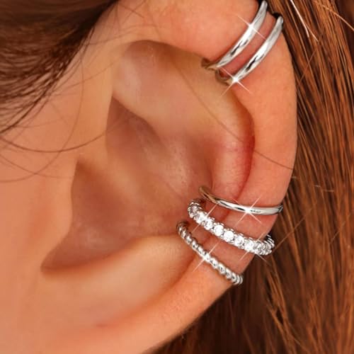 Ohrringe Mit Goldplattiertem Ohrmanschette Einstellbarer Clip Auf Schmuck Stilvolle Accessoires Für Sensible Ohren Alltäglicher Kleidung von Ldabrye