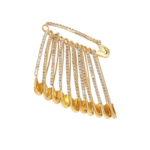 Packung Mit 11 Legierungswundbandstiften Verstellbarer Hosenclip Für Sichere Passform Und Stilvolle Outfits Mit Abgerundeten Spitzen Designs Verstellbarer Hosenclip Für Die Taille von Ldabrye