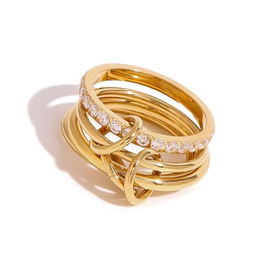 Praktische Stabile Legierungsringe Mit Einem Einfachen Stil Der Für Trendige Männer Und Frauen Bequem von Ldabrye