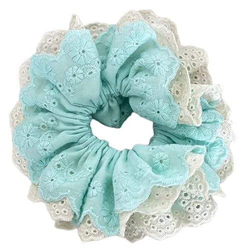 Praktischer Haargummi, elastische Haargummis, Spitzenbesatz, Pferdeschwanz, Haargummi für Mädchen, Haarstyling-Werkzeug von Ldabrye