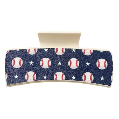 Quadratische Haarspange für Damen, PU-Leder, modische Haarspange, kinderfreundlich, für den täglichen Pendler oder das Büro von Ldabrye