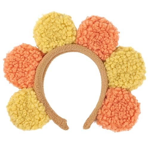 Regenbogen-Sonnenblumen-Haarband für Damen, modische Stirnbänder, jugendliche Stile, geeignet für verschiedene Anlässe von Ldabrye