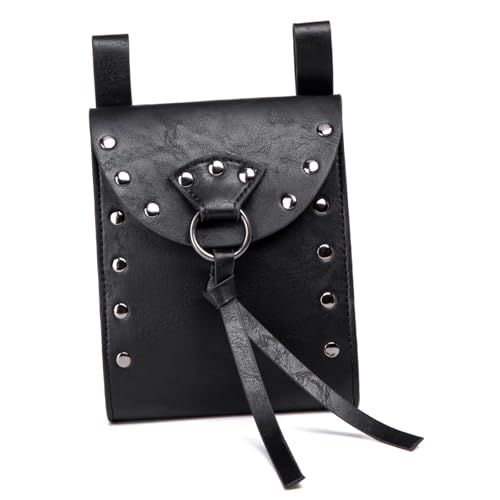 Renaissances Brieftaschen PU Ledermünze Tasche Mittelalterlicher Würfel Taille Multifunktional Change Geldbörse Für Erwachsene PU Lederwürfel Gürtel Mittelalterlicher Münzbeutel Cosplay von Ldabrye