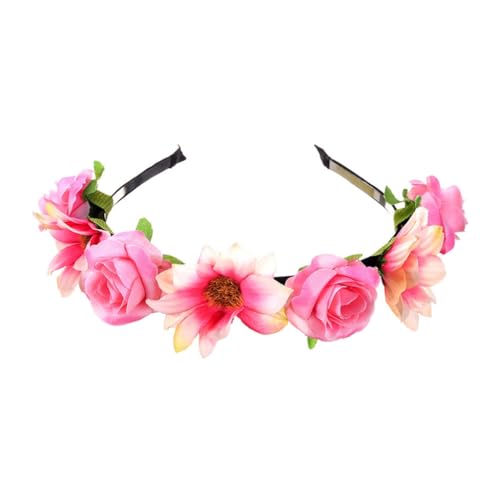 Stoff-Blumen-Haarband für Damen und Mädchen, besondere Anlässe, Haarreif für Geburtstage, Hochzeiten und Cosplay-Veranstaltungen von Ldabrye