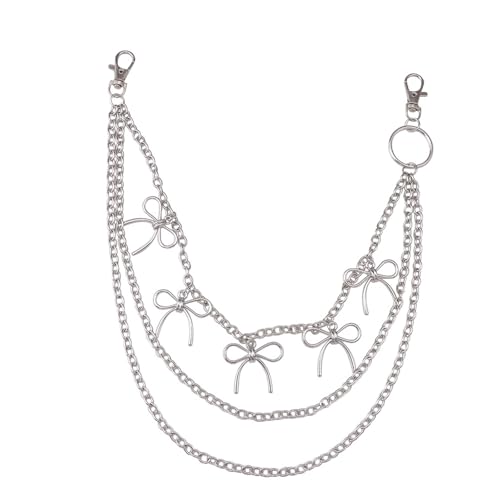 Trendiger mehrlagiger Hosenanhänger, verstellbare Länge, Taillengürtel, Ornament für modische Enthusiasten, Accessoire, Partei und Festival, Einheitsgröße Trendiger mehrlagiger Hosenanhänger, verstellbare Länge, Taillengürtel, Ornament für modische Enthusiasten, Accessoire, Partei und Festival, Einheitsgröße von Ldabrye