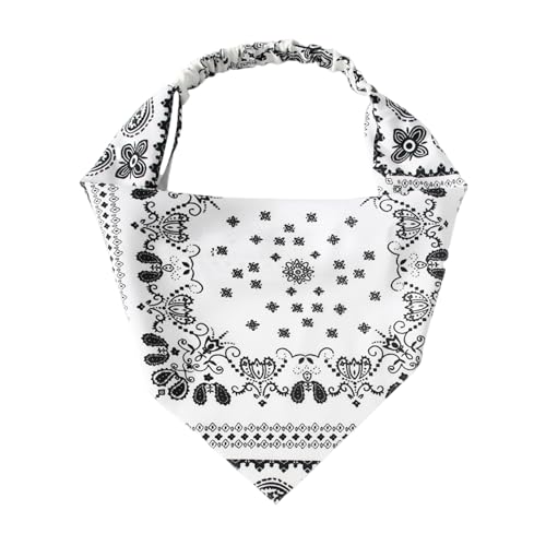 Trendiges Haarband mit Blumendruck, elastisches Polyester-Haarband, Bandana, modisches Styling-Zubehör für den täglichen Gebrauch von Ldabrye