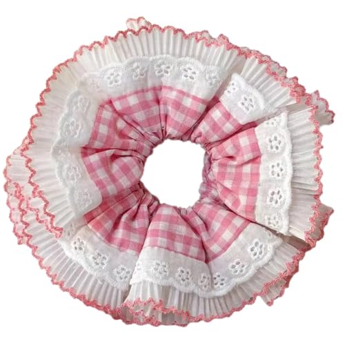 Übergroße Haargummis, mehrlagig, Spitze, elastisch, dick, Hochsteckfrisur, Damen-Haarschmuck Übergroße Haargummis, mehrlagig, Spitze, elastisch, dick, Hochsteckfrisur, Damen-Haarschmuck von Ldabrye