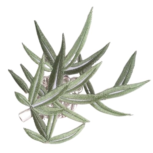 Zöpfe Haarclip Für Heißes Mädchen Chinesischer Stil Bambusblatt Form Haare Barrettes Pferdeschwanz Haar Barrettes Für Teenager Mädchen von Ldabrye