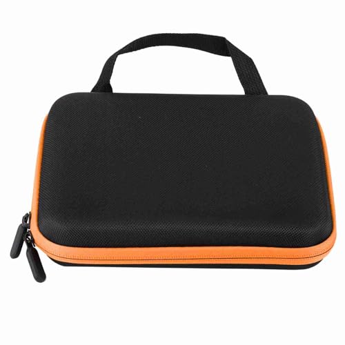 Ätherische Ölspeicherbeutel Organizer großer Kapazität Premium Eva -Material 63 Slots Tragbare Aromatherapie -Hülle für Reisehäuser Gebrauch Black Purple Blue Orange (Orange) von Ldafava