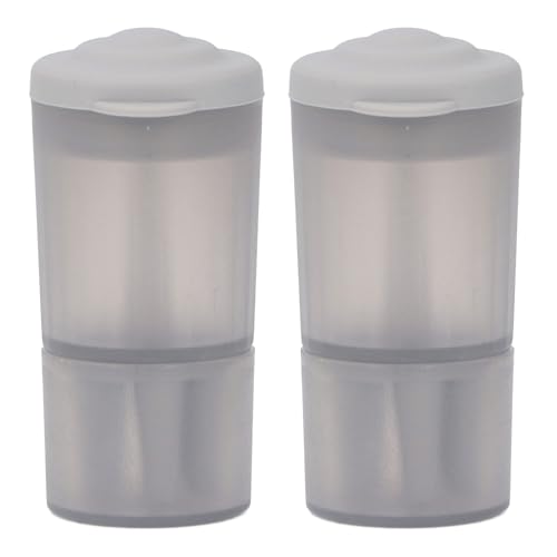 Kopfhaut Applikator Kamm Haaröl Applikator Flasche 2pcs tragbare ätherische Ölpflege Massage Pinsel für Frauen Männer langlebig Abs Silikon 8ml von Ldafava