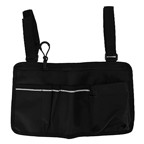 Ldafava Rollstuhl -Seitentasche 600D Oxford Stoff Organizer Beutel Tasche Beutel Rollstuhl Armlehnenzubehör für ältere Patienten von Ldafava