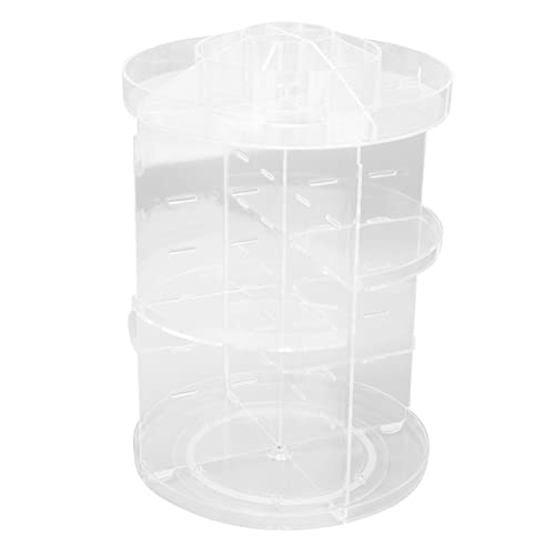 Make -up -Organizer 360 -Grad -Rotation Kosmetische Aufbewahrungsbox großer Kapazität Acrylschmucklagerregal von Ldafava