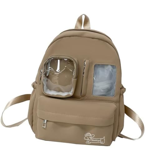 Anime Display Handtaschen Itabag Rucksäcke Pin Display Rucksäcke mit Einlagen, Khaki, Bohemian-Stil von Ldbuejiaja