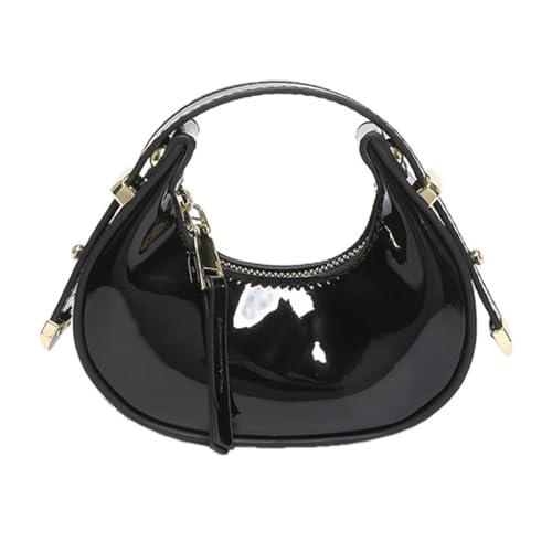 Clutch aus PU-Leder für Damen, Hochzeits-Geldbörse, Abendtasche, auffällige Handtasche, Schwarz, Böhmisch von Ldbuejiaja