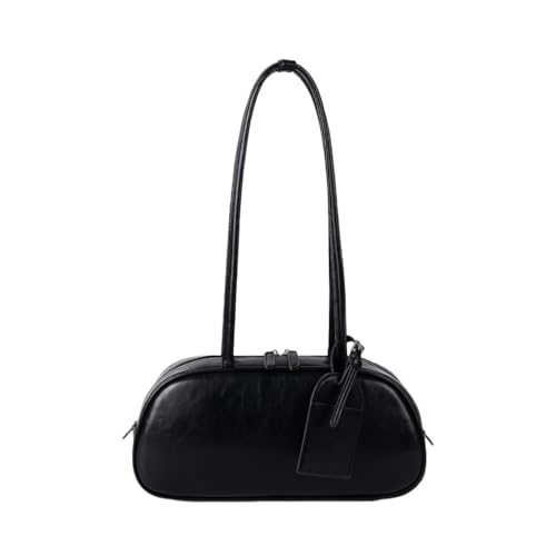 Damen Achseltasche Große Kapazität Handtasche All-Matching Schultertasche Pendler Tasche, Schwarz, Böhmisch von Ldbuejiaja