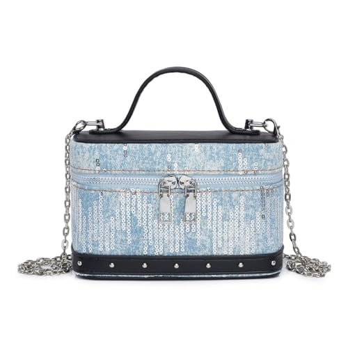 Damen-Handtasche, koreanischer Stil, Kuriertasche, quadratisch, Schultertasche, Crossbody-Tasche, Stil 2, Böhmisch von Ldbuejiaja