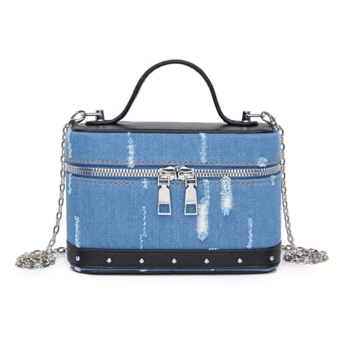 Damen-Handtasche, koreanischer Stil, Kuriertasche, quadratisch, Schultertasche, Crossbody-Tasche, Stil 3, Böhmisch von Ldbuejiaja