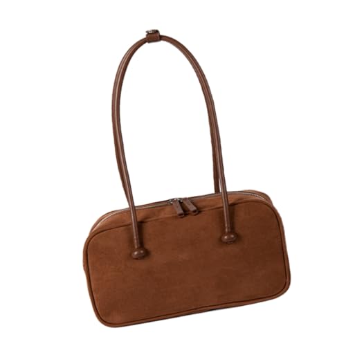 Damen-Handtasche, modische Achseltasche, Retro, Unterarmtasche, koreanischer Stil, Schultertasche, Kastanienfarben, Böhmisch von Ldbuejiaja