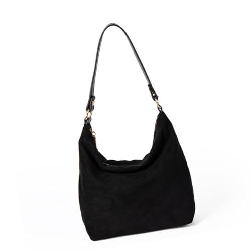 Damen Messenger Bag Mädchen Schultertasche Leopard Arbeitstasche für Herbst Winter, Schwarz, Böhmisch von Ldbuejiaja