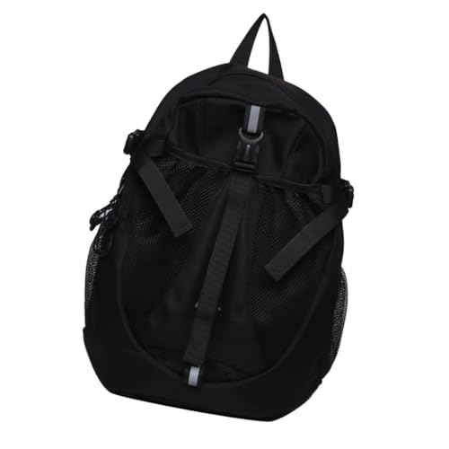 Damen-Rucksack, Schulrucksack, japanischer Stil, Reiserucksack, Schwarz, Bohemian-Stil von Ldbuejiaja