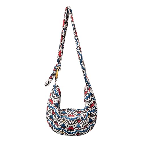 Damen-Umhängetasche, ethnischer Stil, Kuriertasche, Pendlertasche, Geldbörse, Einkaufstasche, Segeltuch, Crossbody-Tasche für den täglichen Gebrauch, Es23001 3 von Ldbuejiaja