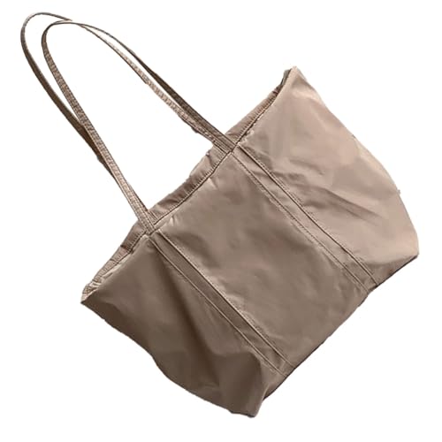 Damen-Umhängetasche, lässige Handtasche, All-Matching, Pendler, große Kapazität, Schüler-Schultasche für Reisen, Aprikose, Böhmisch von Ldbuejiaja