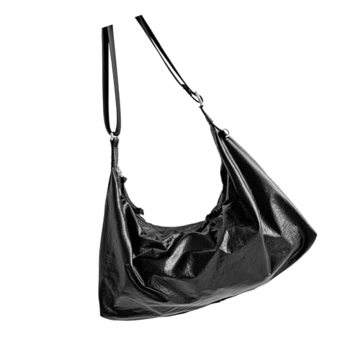 Damen Umhängetasche im koreanischen Stil, Achseltasche, Pendlertasche, lässige Schultertasche, Schwarz, Böhmisch von Ldbuejiaja
