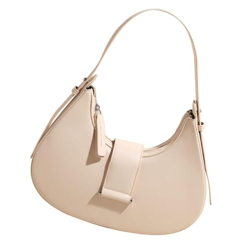 Damen Unterarmtasche Handtasche Geldbörse All-Matching Achseltasche PU Leder Schultertasche, Weiß, Böhmisch von Ldbuejiaja