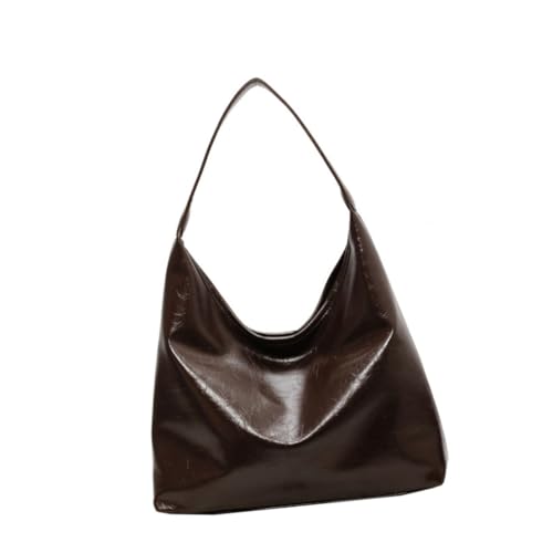 Einfache Unterarmtasche, lässige Umhängetasche, geräumige Handtasche für modische Frauen, Kaffee, Böhmisch von Ldbuejiaja